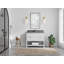 Meuble-lavabo simple 42 po avec plateau en quartz Catalina