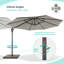 Parasol en porte-à-faux 11 pi Danasha-943911820