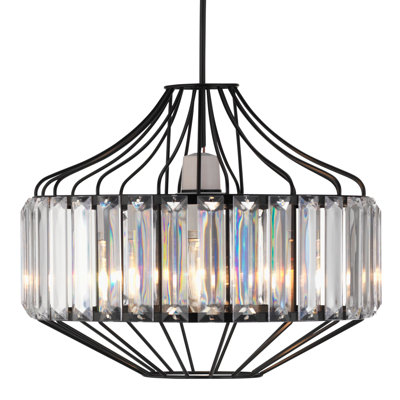24cm H Drum Pendant Shade ( Screw On )