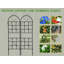 1 ensemble (2 pièces) treillis de jardin en métal pour plantes grimpantes-234762593