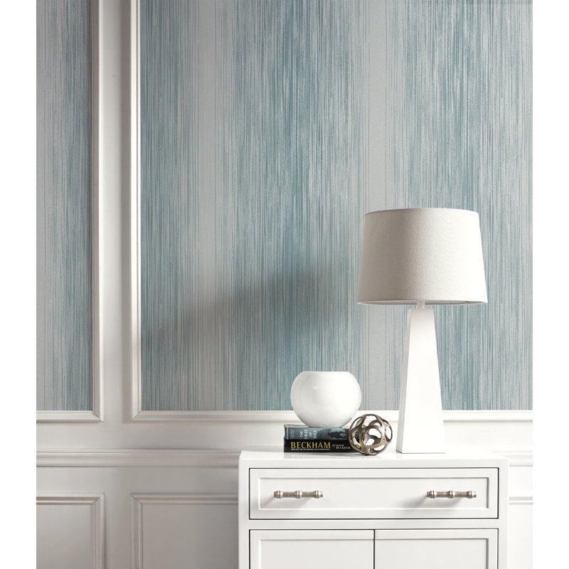 Aurya 10.05m x 53cm Textured Metallic Finish Wallpaper Roll, Teal