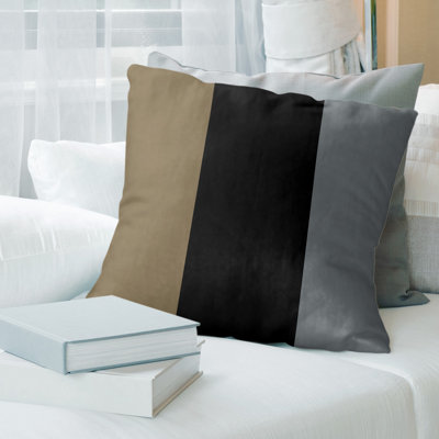Housse de coussin rayé