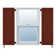 Atlantic Architectural Two Equal Panels, Raised Panel Shutter