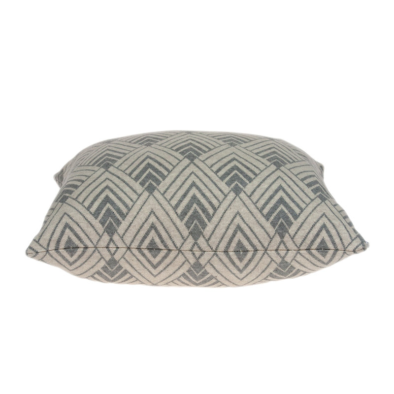 Merve Geometric Cotton Blend Reversible Pillow Cover