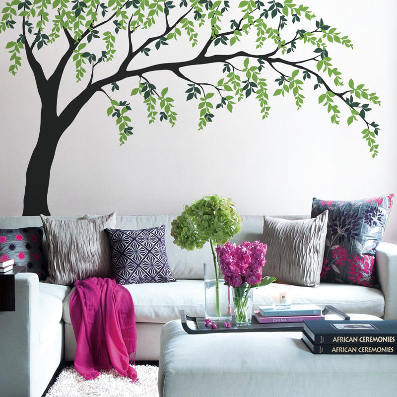 Plants & Flowers Non-Wall Damaging Accent, Green