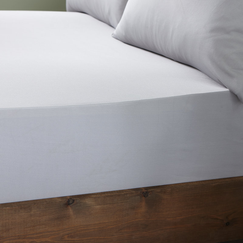 So Soft Jersey Fitted Sheet, Double (4'6), Silver