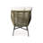3 Piece Patio Conversation Set With Cushions – Boho Rope Chairs Thick Cushion And Round Wood Top Side Table, Seating Sofa For Garden/backyard/porch-1514285866