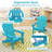 Adirondack Chair With High Backrest Armrests Fire Pit Chair For Kids Ages 3-8 Years Old-175954509