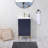 18'' Blue Mini Free-Standing Single Bathroom Vanity Set