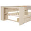 Lit plateforme en bois avec tablettes de rangement, tiroirs, station de charge et tête de lit tapissier-1070208187-1070208180