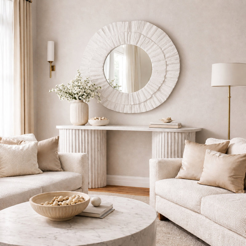 Solterra Round Mirror