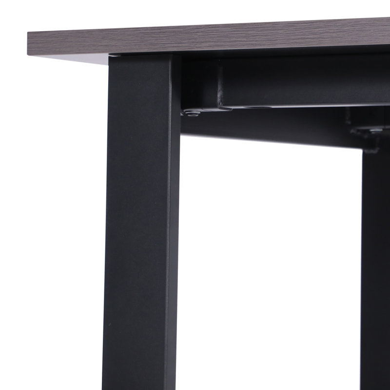Table de conférence commerciale Corbin 48 "avec plateau en stratifié et base en U, Gris
