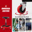 Adjustable Height Ergonomic Industrial Stool with Footrest