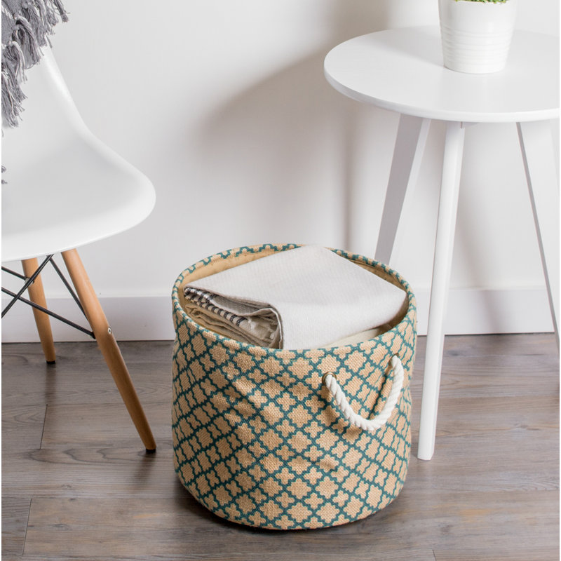 Three Posts™ Fabric Box, 15" H x 16" W x 16" D