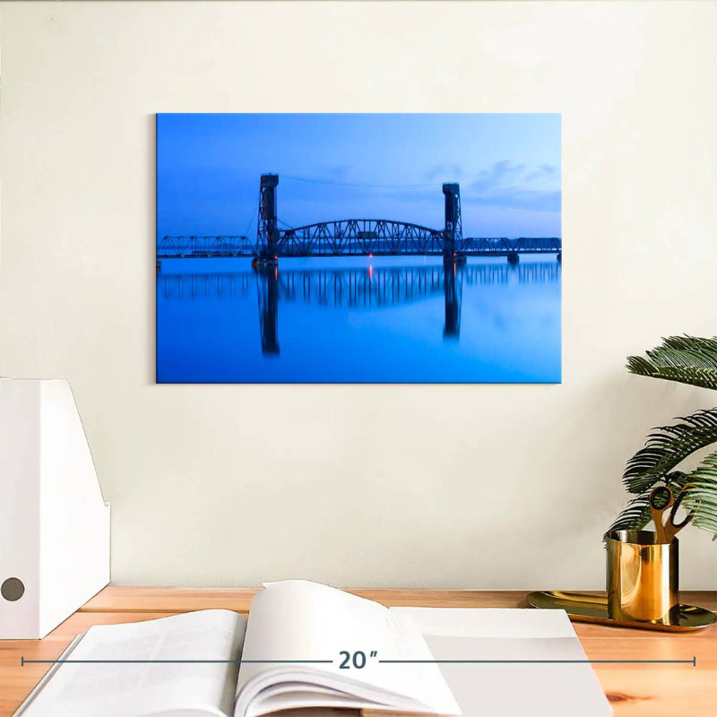 Lilie Decatur Railway Bridge, 8" H x 12" W