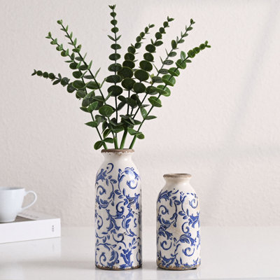 Ensemble de vases en céramique 7,9 pouces 2 pièces