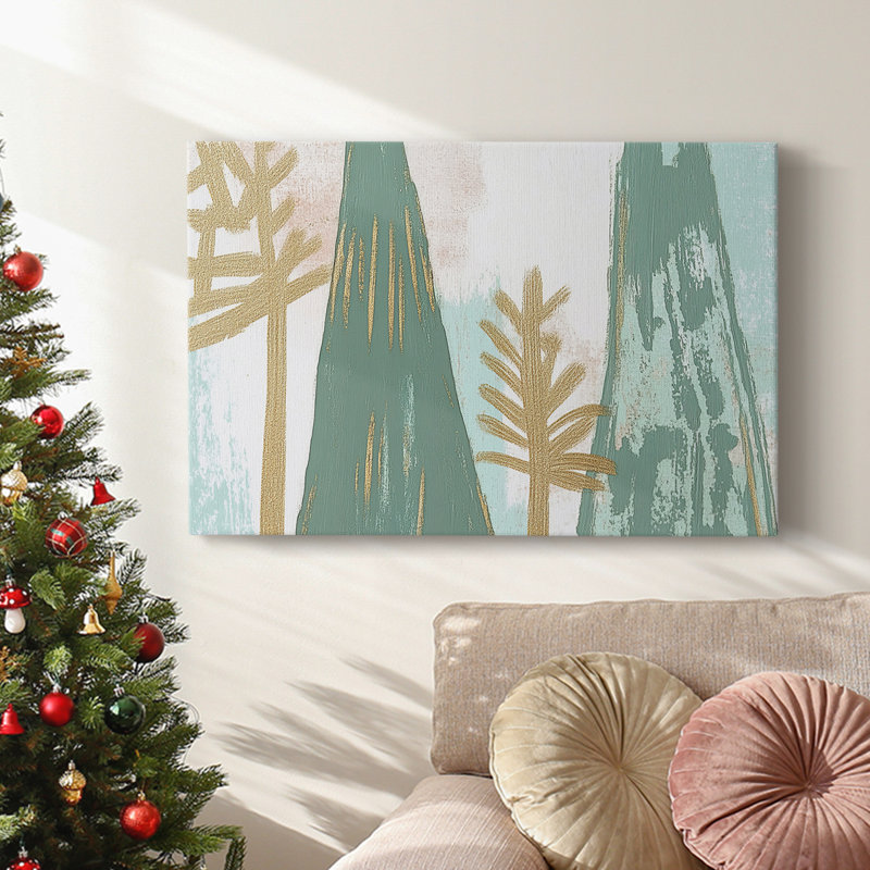 Christmas Holiday Arts - Toile tendue avec châssis, H 40 po x l 60 po
