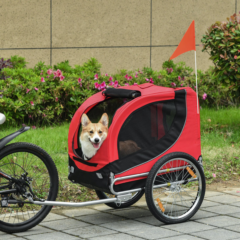 Collapsible Pet Carrier, 130cm H x 90cm W x 110cm D, Red