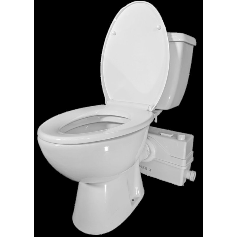 Ensemble de toilette 3 pièces Lift Assure avec pompe de macération UpFlush 1,1 HP / 800 W