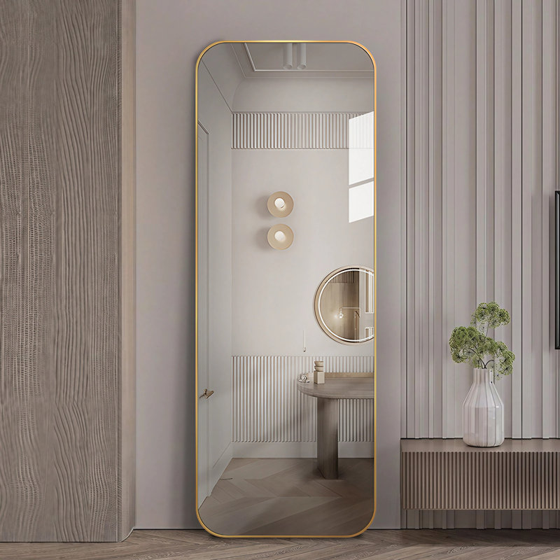 Aluminium Floor Mirror