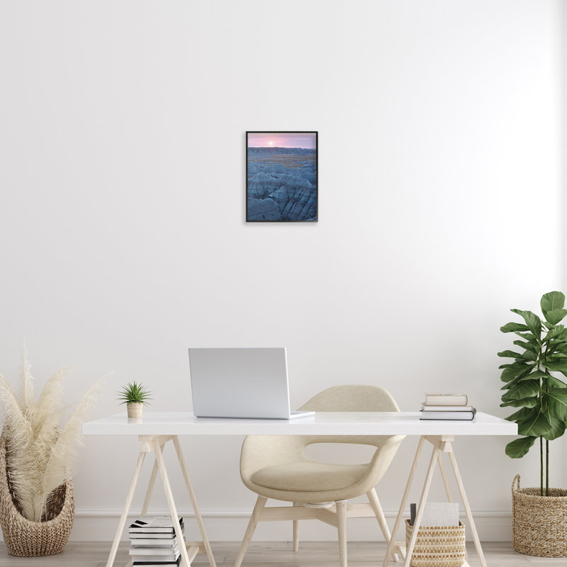 Sunrise Symphony Cliffside Landscape, estampe numérique, conception par Lori Deiter, H 14 po x l 11 po