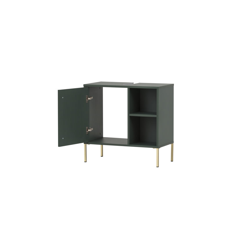 Bansil Bathroom Storage Cabinet, Forest green