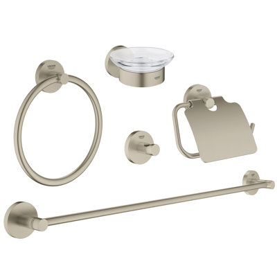 Essentials 5 - Piece Bathroom Hardware Set