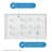 OVE Decors 60" x 36" Rectangle Shower Base Pan, White Acrylic, Hidden Side Drain, Reversible Design