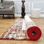 Tapis rayé crème / brun Ethyleen-22363450