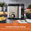 Geepas 1.5L Deep Fat Fryer with Viewing Window, 900W