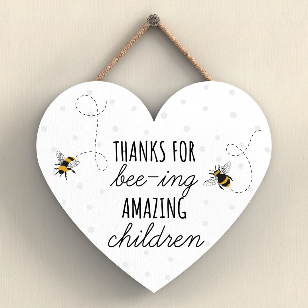 Bee Thanks For Bee-ing Children Wall Décor