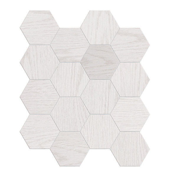 Avant Decor Bex 6" x 6.9" Hexagon Stone Composite Peel & Stick Wall Tile &  Reviews | Wayfair