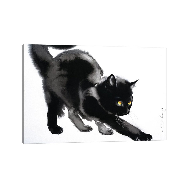 Yoga Strrretch by Soo Beng Lim - Wrapped Canvas Print, 20.32 cm H x 30.48 cm W