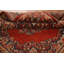 Tapis orange médaillon carré traditionnel 5 x 5