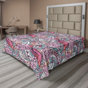 Rose pastel, bleu ardoise / floral