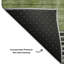 Tapis géométrique de qualité supérieure lavable à la machine Ashington AMF1829-194428333
