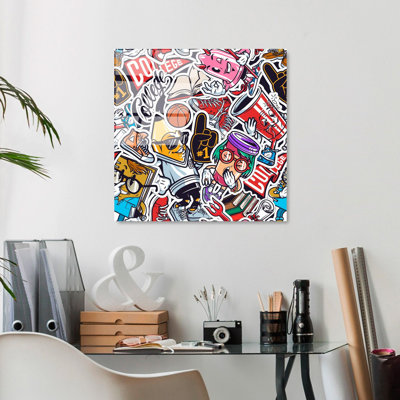 Boze Wall Decor on Tempered Glass