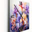 Meadow Iris Whispers I - Horloges murales florales-99631749