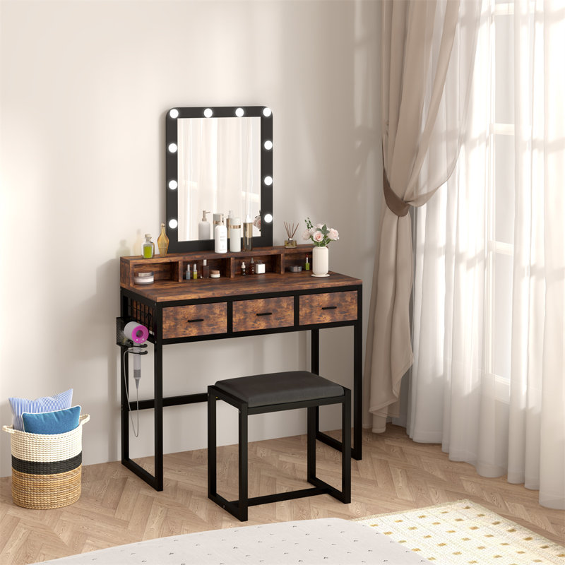 Dressing Table with Mirror