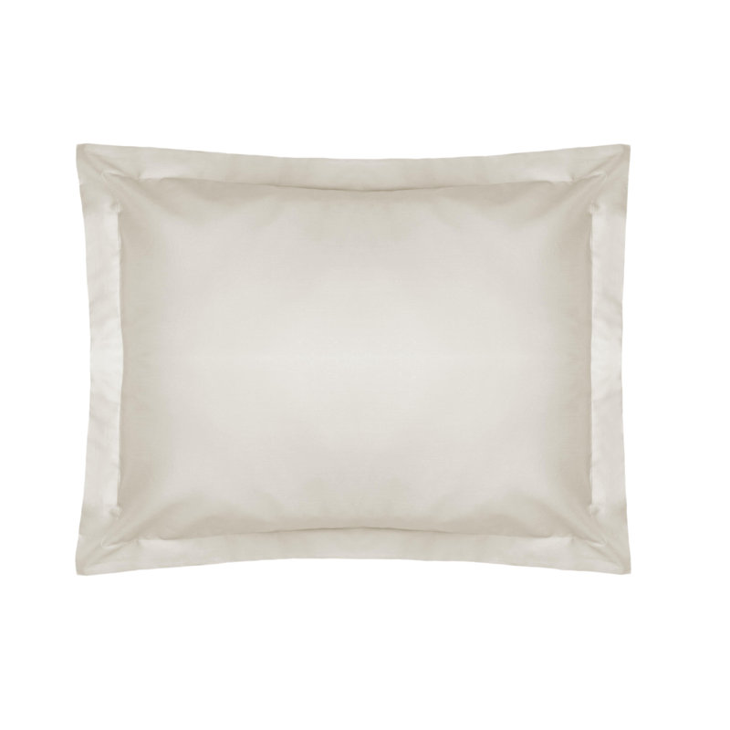 500 TC Premium Polycotton Cotton Blend Pillowcase, Ivory