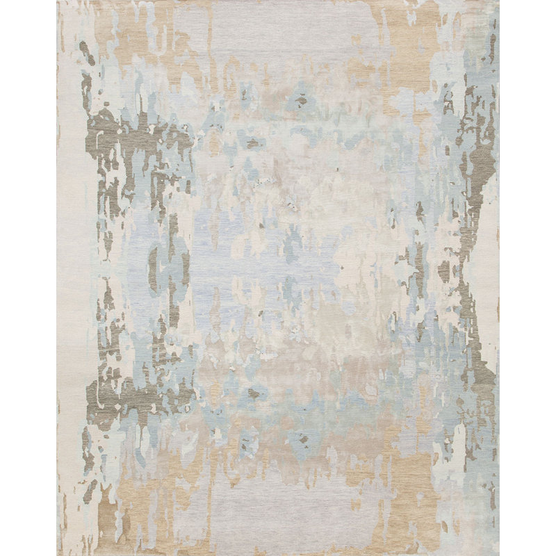 Contemporary Abstract Area Rug, Rectangle 12' x 15'