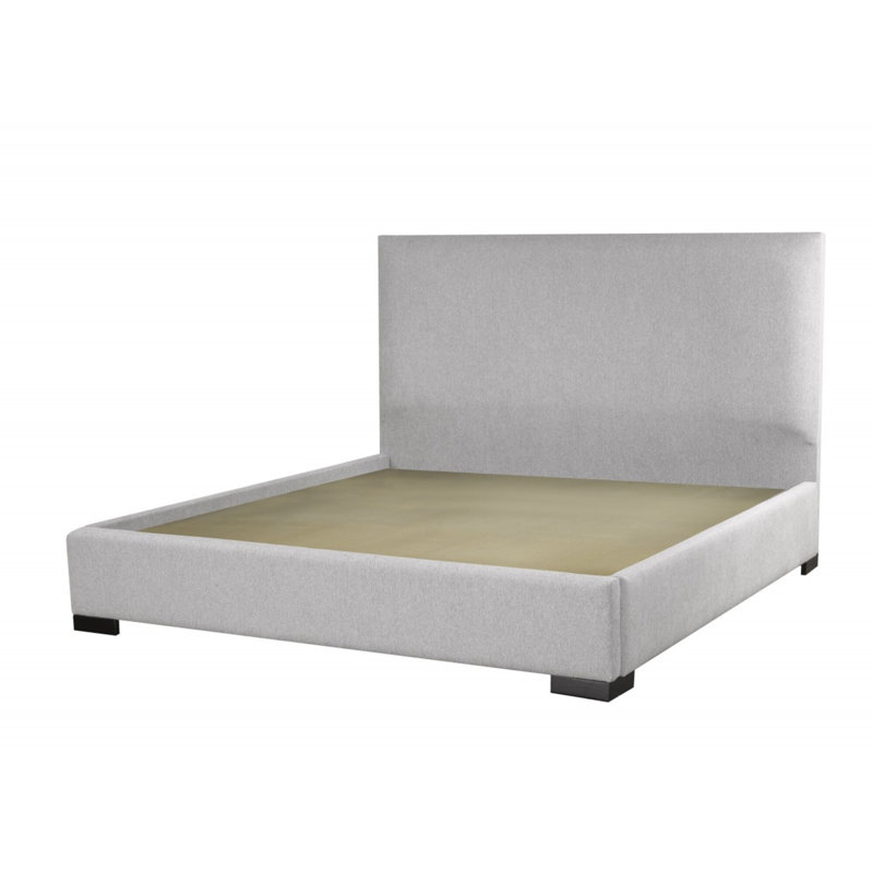 , Lit plateforme Alnis beige, Très grand