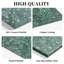 Planche à découper en marbre vert naturel, planche polyvalente 14,76 po x 10,83 po, pour la cuisson, trempe au chocolat, charcuterie, plateau de service, comptoir de cuisine-126437414