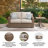 Danny Outdoor Loveseat With Cushion