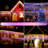 Color Changing and Pulsing Indoor / Outdoor Icicle Lights