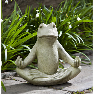 Totally Zen Frog Statue