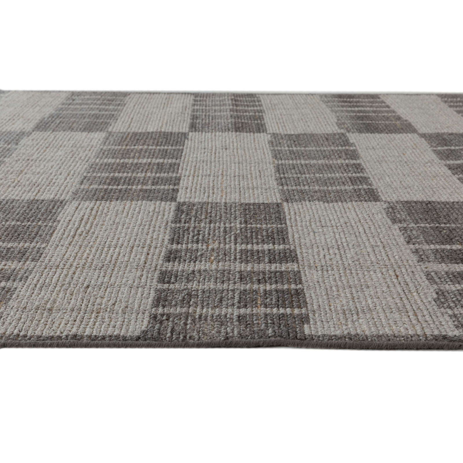 Todd Hand-Knotted Abstract Wool Rug, Rectangle 7'9" x 9'9"