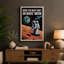 Work the Night Shift on Mars Retro - Wrapped Canvas-1540732842-1540732851