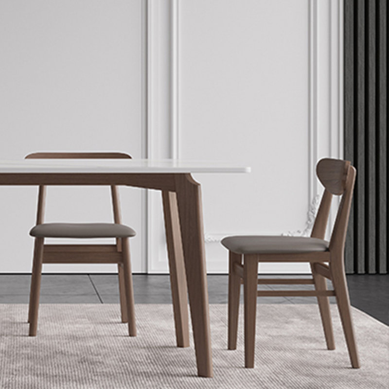 Dylaney Modern generous rectangular dining table, 29.5"H x 78.7"L x 35.4"W