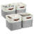 Decomomo Foldable Storage Bin | Collapsible Sturdy Cationic Fabric Storage Basket Cube W/Handles-61923894